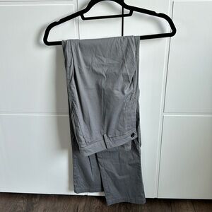 Gray cotton pants, worn twice.